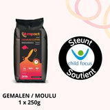 GEMALEN (PREMIUM) IMPACT-KOFFIE - 1 Zakje (1 x 250g)