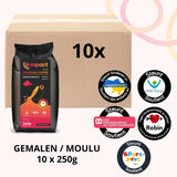GEMALEN (PREMIUM) IMPACT-KOFFIE - 1 DOOS (10 x 250g)