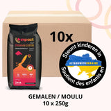 GEMALEN (PREMIUM) IMPACT-KOFFIE - 1 DOOS (10 x 250g)
