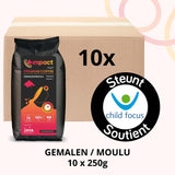GEMALEN (PREMIUM) IMPACT-KOFFIE - 1 DOOS (10 x 250g)