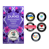 CLEANSING INFUSION - "Blackcurrent Beauty" - CUBZZ by PUKKA HERBS (20 piramide-zakjes)