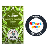 GREEN TEA - "Supreme Matcha Green" - CUBZZ by PUKKA HERBS (20 piramide-zakjes)