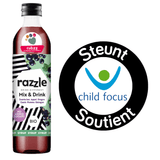 CUBZZ RAZZLE MIX & DRINK SIROOP (1 fles = 16 porties van 275ml) - Zwarte bessen + Appel + Dragon