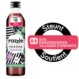 CUBZZ RAZZLE MIX & DRINK SIROOP (1 fles = 16 porties van 275ml) - Zwarte bessen + Appel + Dragon