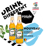 1 FLESJE - CUBZZ Razzle KOMBUCHA + MANDARIN + LEMONGRASS (1 x 275ml)