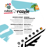 1 FLESJE - CUBZZ Razzle KOMBUCHA + BLACKCURRANT + APPLE + DRAGON (1 x 275ml)