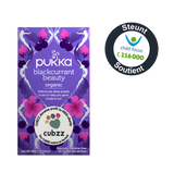 CLEANSING INFUSION - "Blackcurrent Beauty" - CUBZZ by PUKKA HERBS (20 piramide-zakjes)
